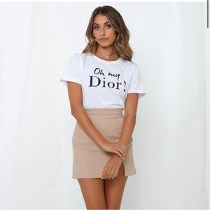 NWOT Kristian Tee White from Hello Molly